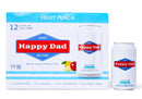 Happy Dad Hard Seltzer Fruit Punch 12 Pack