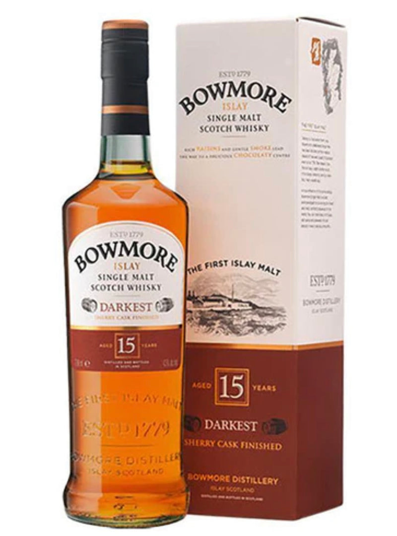 Bowmore Darkest 15 Year Old Scotch Whisky