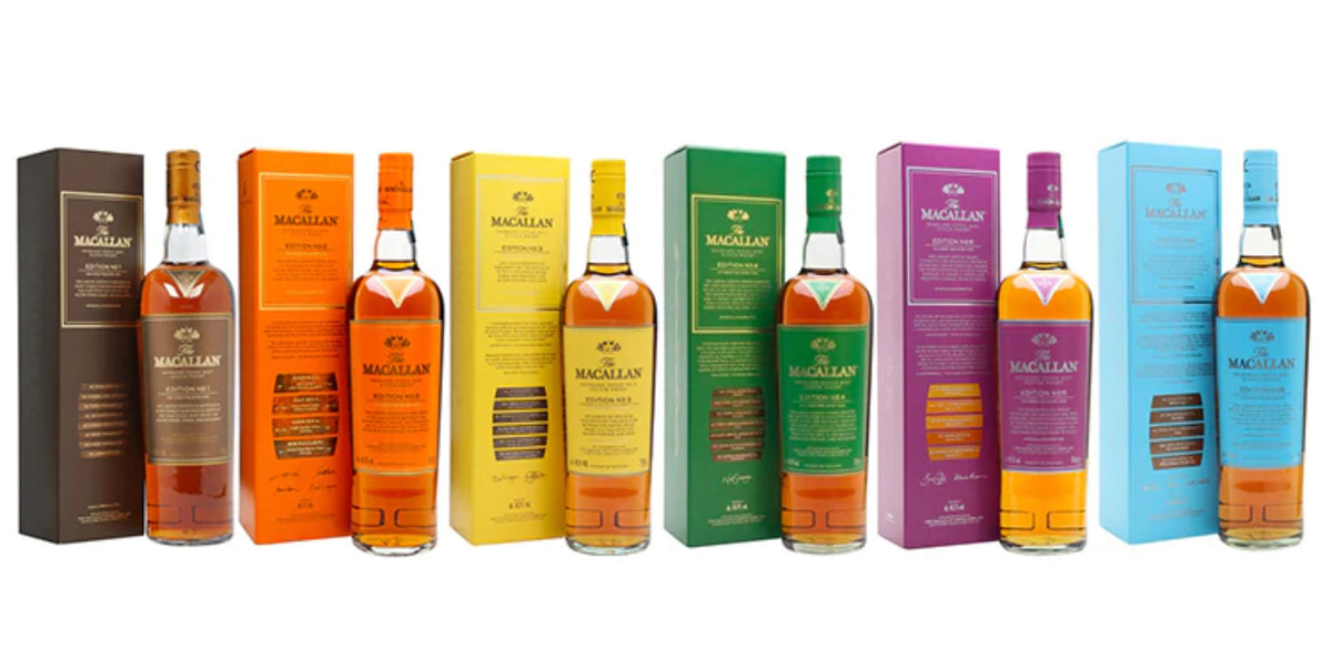 The Macallan Edition No. 5 & No. 6 セット Whisky Online Cyprus - Macallan Edition No.1, 2, 3, 4, 5 and