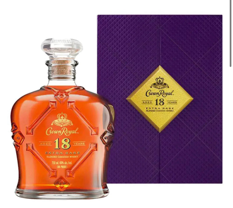 Crown Royal 18  Year Extra Rare Canadian Whisky