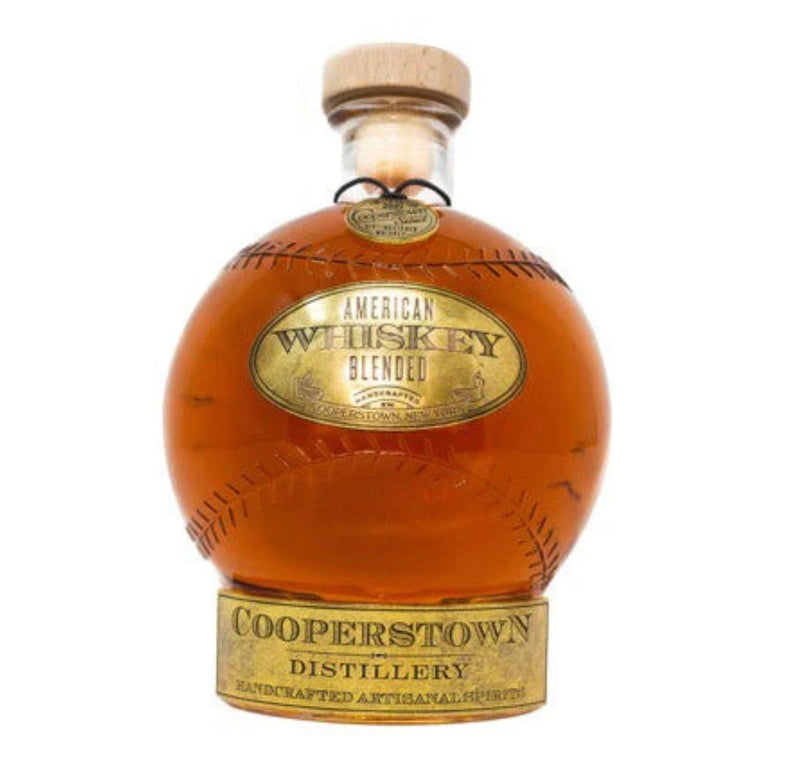 Cooperstown Select American Blended Whiskey Baseball Decanter 90 Proof