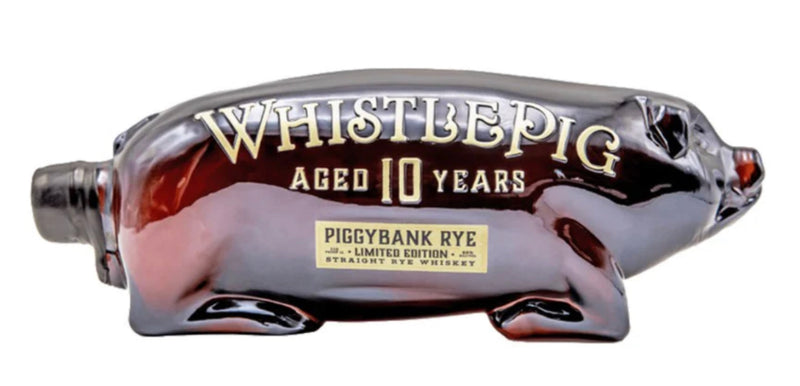 WhistlePig Limited Edition 10 Year Aged Piggybank Rye Whiskey