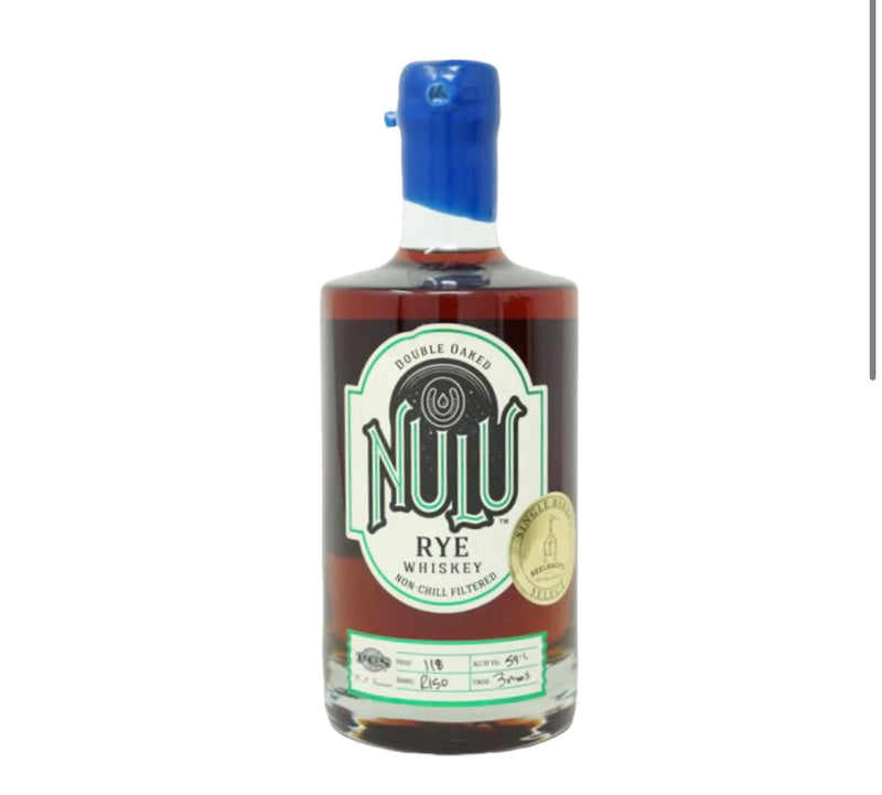 NULU Double Oaked Straight Rye Whiskey