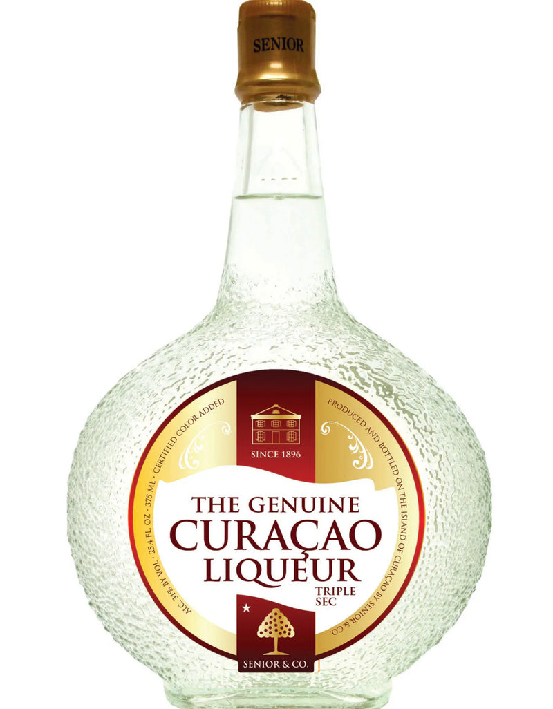 Senior & Co The Genuine Clear Curacao Liqueur 62 Proof