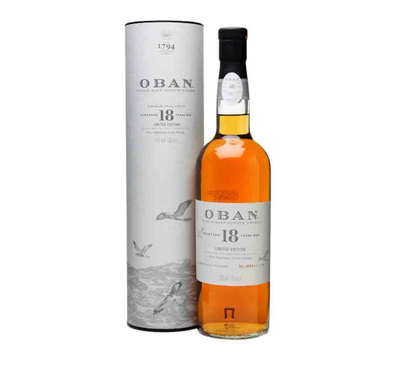 Oban 18 Year Scotch Whiskey