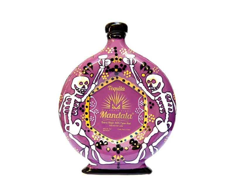 Tequila Mandala Extra Anejo Dia De Los Muertos Limited Edition 1 Liter