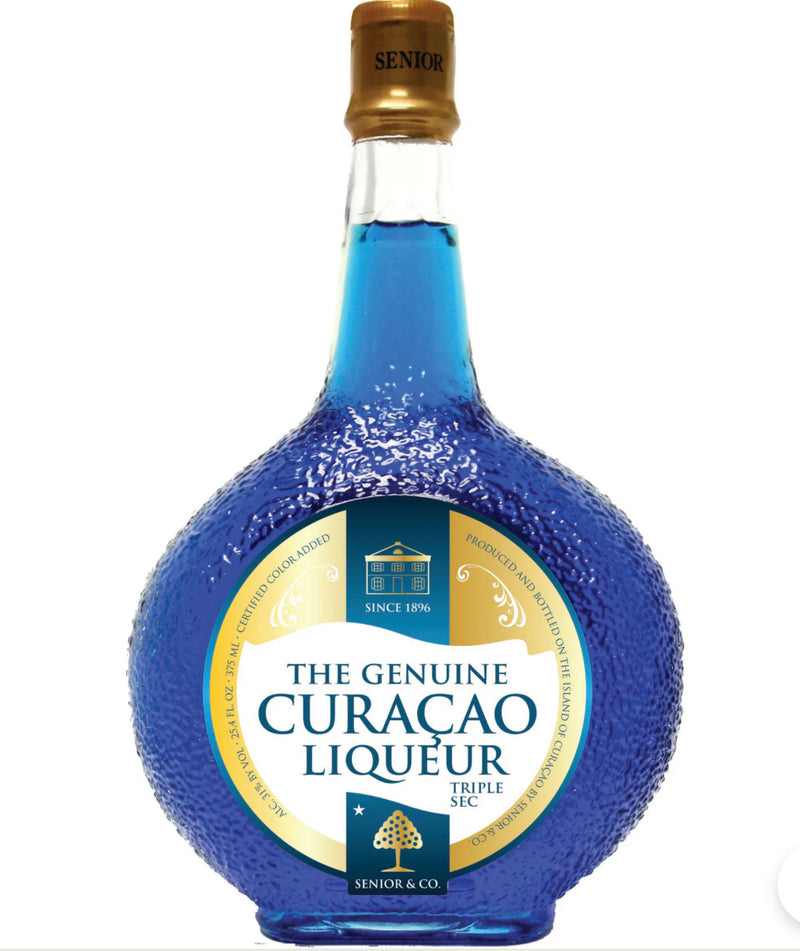 Senior & Co Blue Curacao Liqueur 62 Proof