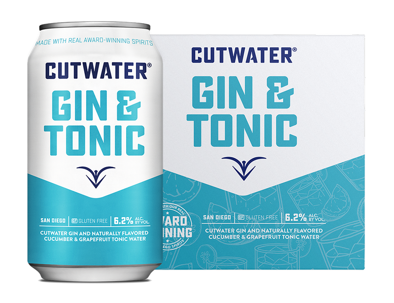 Cutwater Gin & Tonic 4/12oz